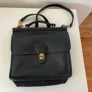 Coach Black Messenger Cross Body Purse